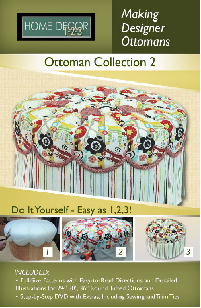 Home Decor 1-2-3 Ottoman Projects
